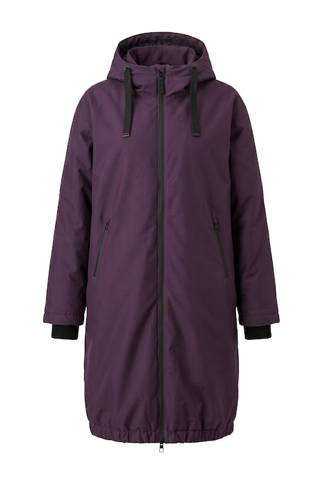Funkční bunda, oversize, teddy podšívka, kapuce, dvoucestný zip