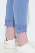 Leggings 7/8, 2 unidades, dobladillo de encaje, algodón orgánico