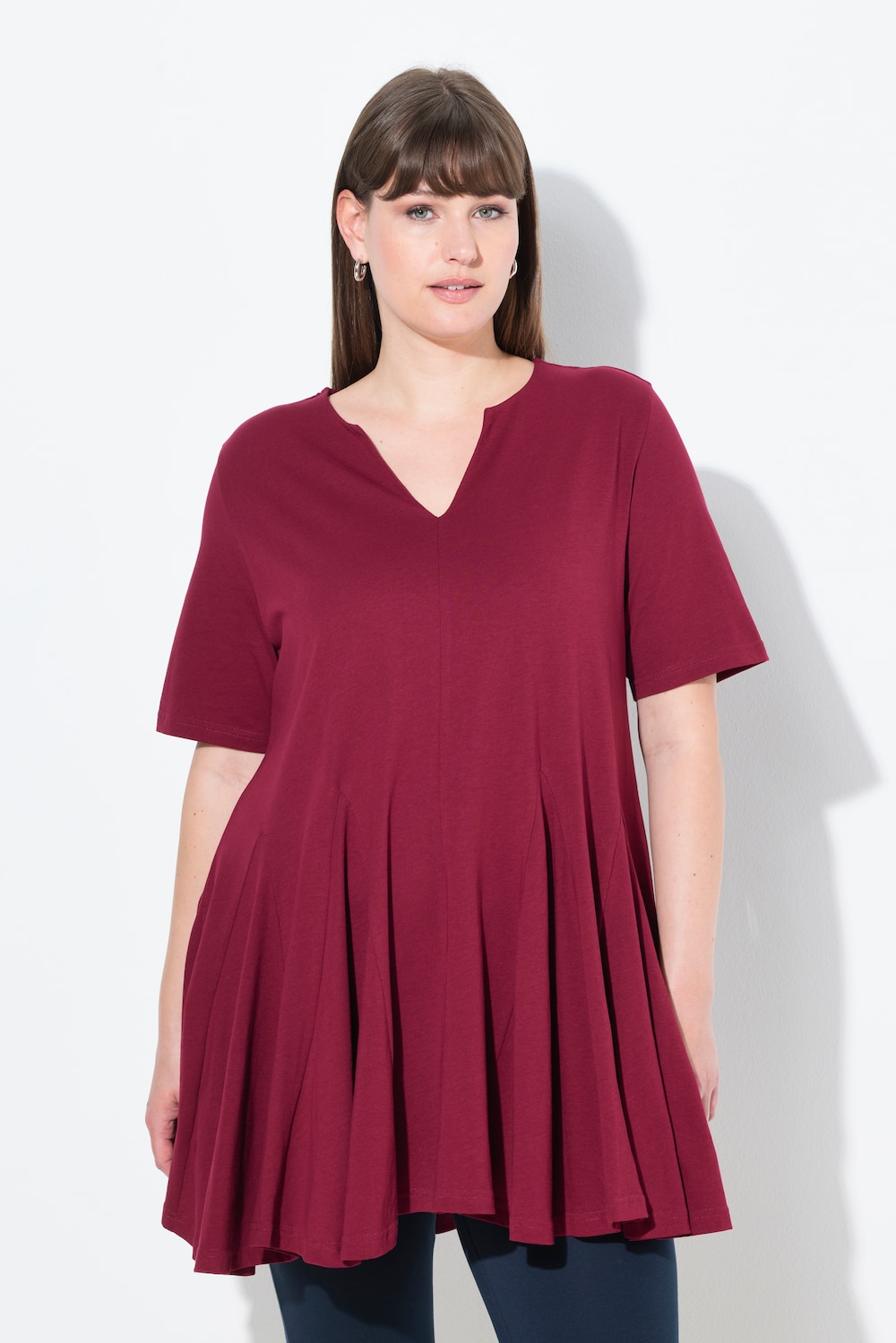 Große Größen T-Shirt, Damen, rot, Größe: 58/60, Baumwolle, Ulla Popken