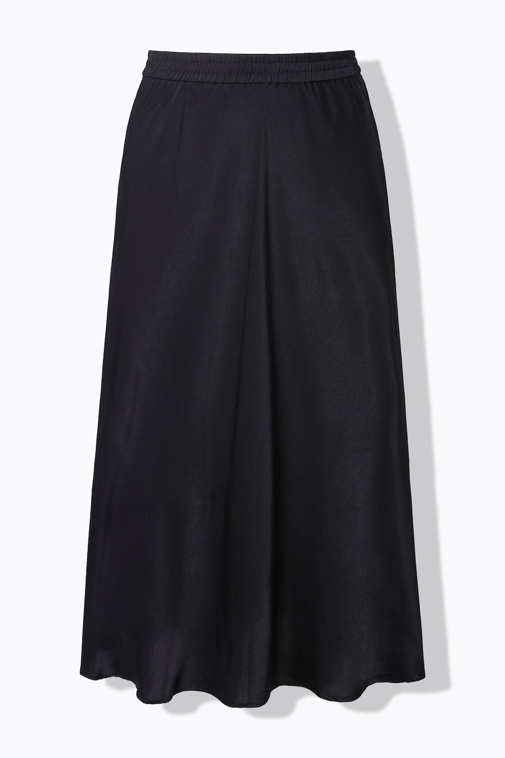 Stora storlekar Midikjol, Dam, svart, storlek: 46/48, Polyester, Studio Untold