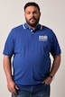 Men+ poloshirt, Buik-Fit, korte mouwen, piqué, print, tot 8XL