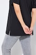 T-shirt, laagjeslook, A-lijn, ronde hals, korte mouwen