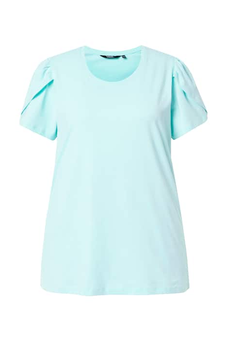 Tričko, vrstvený vzhled, A střih, kulatý výstřih, krátké rukávy