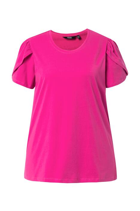 Tričko, vrstvený vzhled, A střih, kulatý výstřih, krátké rukávy