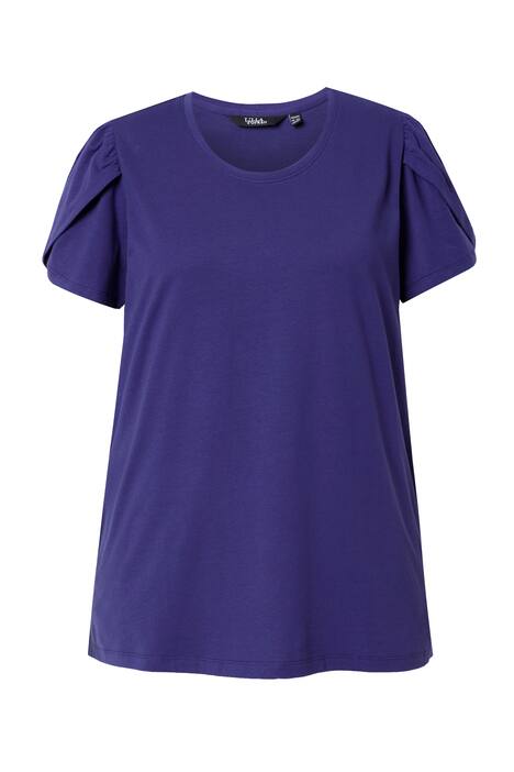 Tričko, vrstvený vzhled, A střih, kulatý výstřih, krátké rukávy