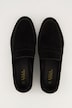 Leder-Loafer, Blockabsatz, Weite H