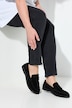 Leder-Loafer, Blockabsatz, Weite H