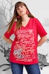T-shirt, traditioneel motief, classic, ronde hals, korte mouw