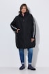 Funktionsjacke, oversized, Steppfutter, Kapuze, 2-Wege-Zipper