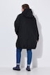Funktionsjacke, oversized, Steppfutter, Kapuze, 2-Wege-Zipper