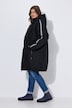 Funktionsjacke, oversized, Steppfutter, Kapuze, 2-Wege-Zipper