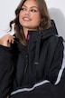Funktionsjacke, oversized, Steppfutter, Kapuze, 2-Wege-Zipper