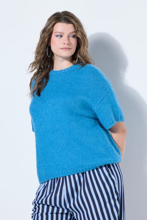 Oversized Short Sleeve Sweater