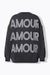 Sweatshirt, oversized, AMOUR, vintage look