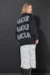 Sweatshirt, oversized, AMOUR, vintage look