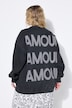 Sweatshirt, oversized, AMOUR, vintage look