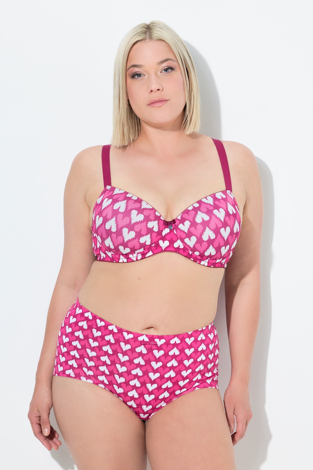 Große Größen Bügel-BH, Damen, rosa, Größe: 110D, Synthetische Fasern/Elasthan, Ulla Popken