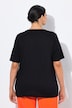 T-shirt, borstzakje, V-hals, korte mouwen