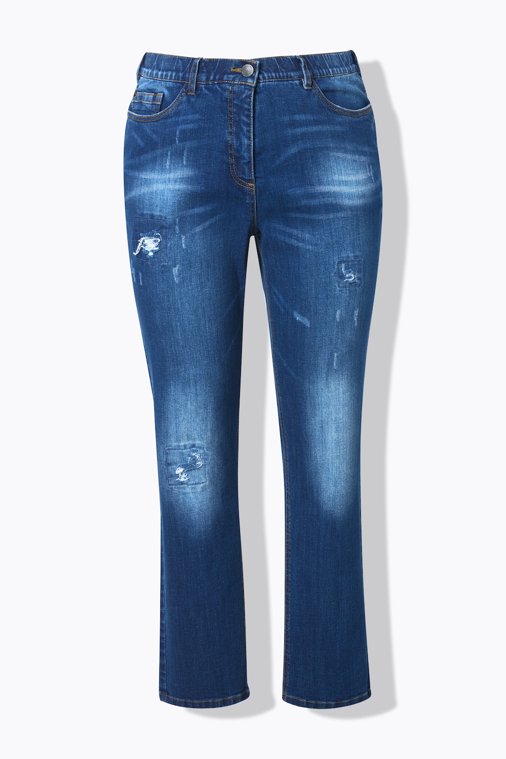 Stora storlekar Jeans Sammy, Dam, blå, storlek: 50, Bomull, Ulla Popken