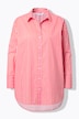 Blusa camisera, oversize, rayas