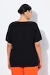 Pullover, Rippstruktur, V-Ausschnitt, Halbarm