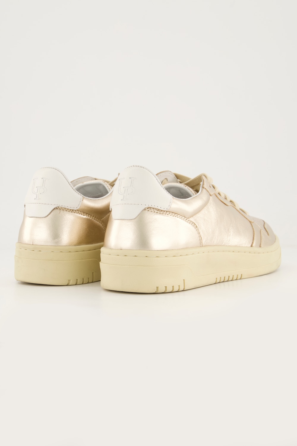 Stora storlekar Skinnsneakers, Dam, brun, storlek: 45, Läder/Annat, Ulla Popken