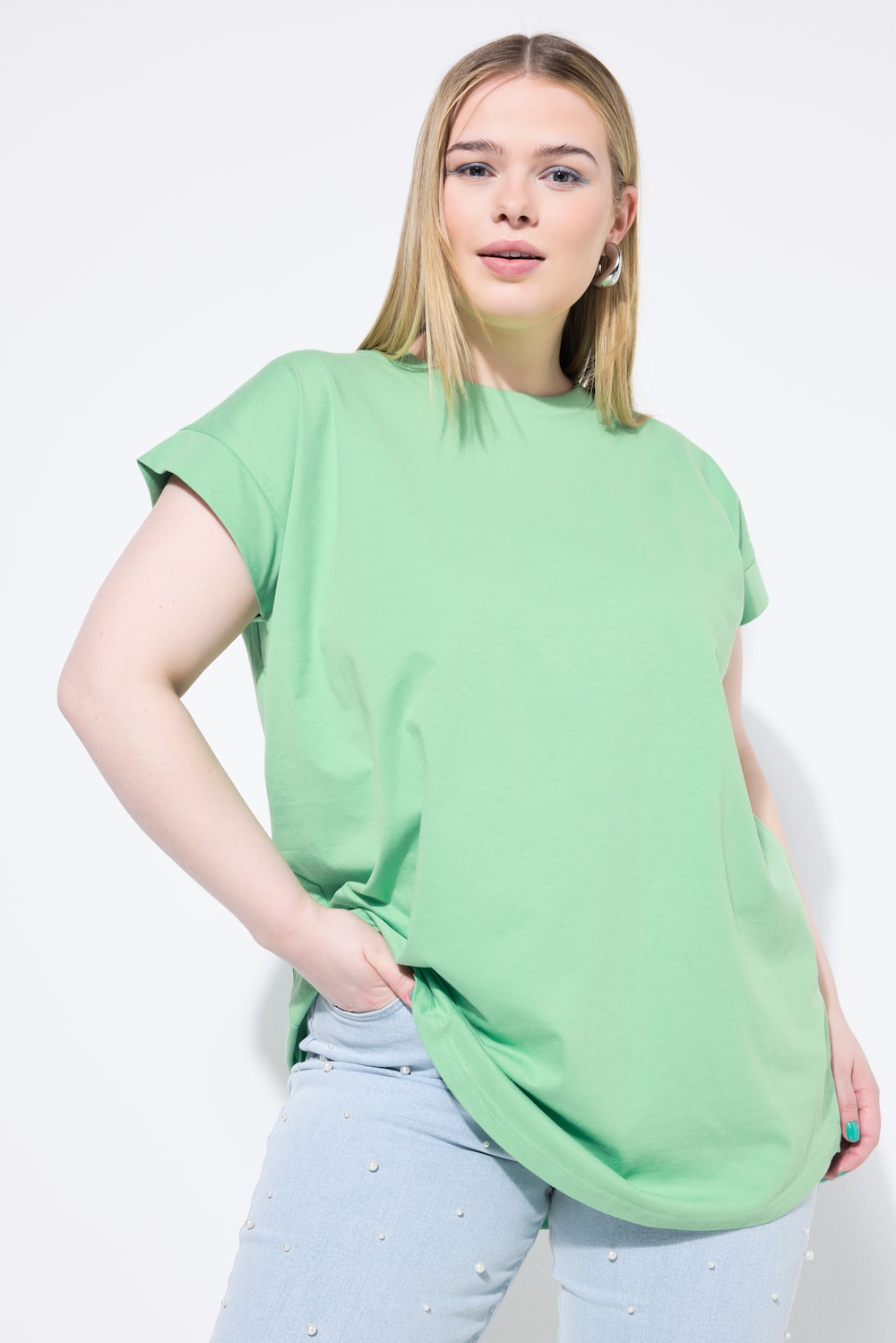 T-shirt, afgeronde zoom