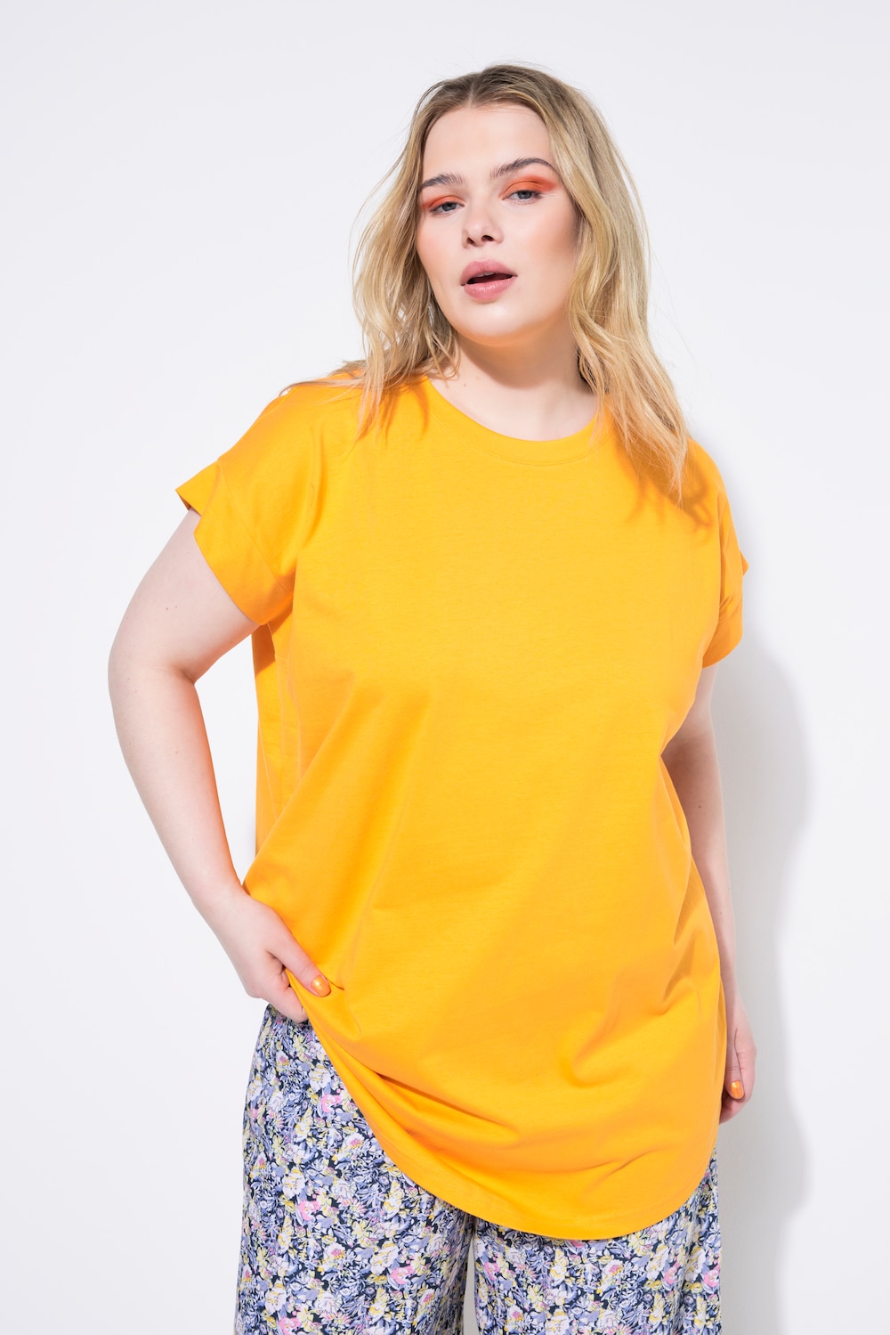 T-shirt, afgeronde zoom