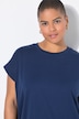 T-Shirt, gerundeter Saum