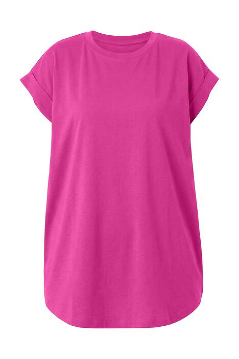 Tričko, oversize, zaoblený lem