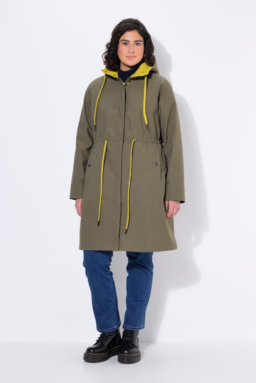 Große Größen HYPRAR 3-in1-Funktionsparka, Damen, braun, Größe: 42/44, Polyester, Ulla Popken