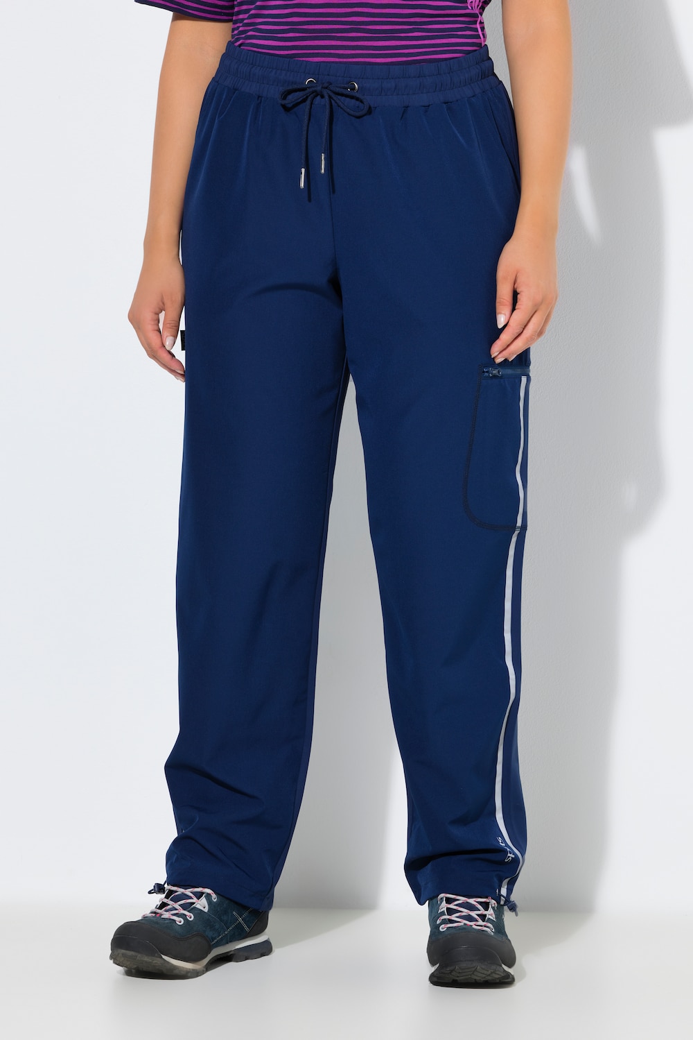 Große Größen Funktions-Jogginghose, Damen, blau, Größe: 58/60, Polyester, Ulla Popken