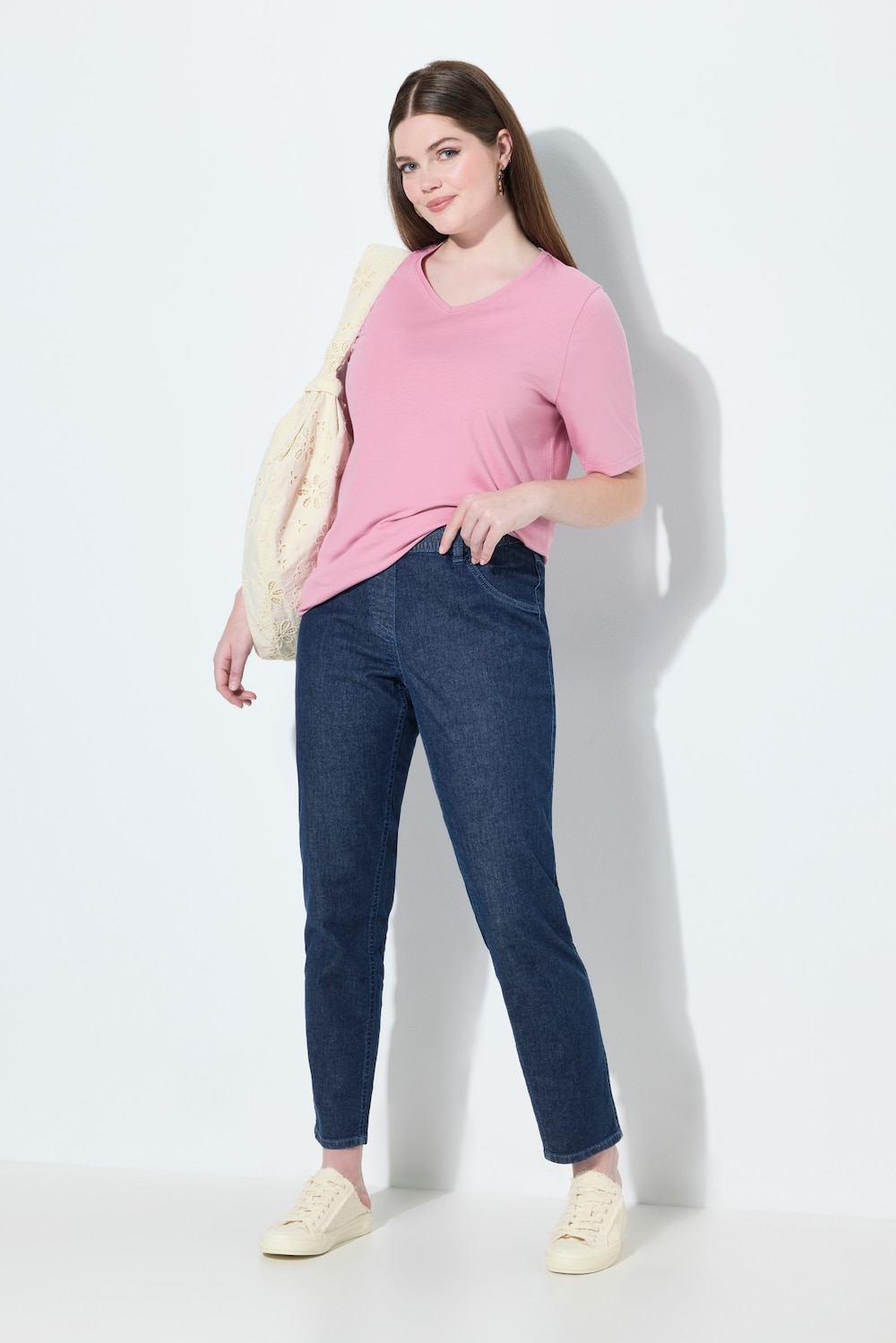 Jeggings, jeans-look, smalle ben, økologisk bomuld