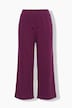 Jupe-culotte en molleton de coton bio, tissu gaufré, jambe large