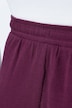 Jupe-culotte en molleton de coton bio, tissu gaufré, jambe large