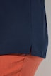 T-shirt, metallic bloemen, ronde hals, korte mouw