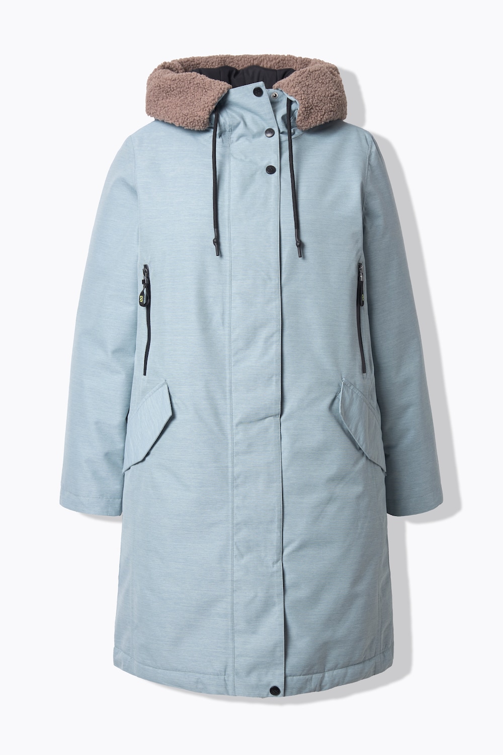 Stora storlekar Funktionsjacka, Dam, blå, storlek: 56/58, Polyester, LAURASON