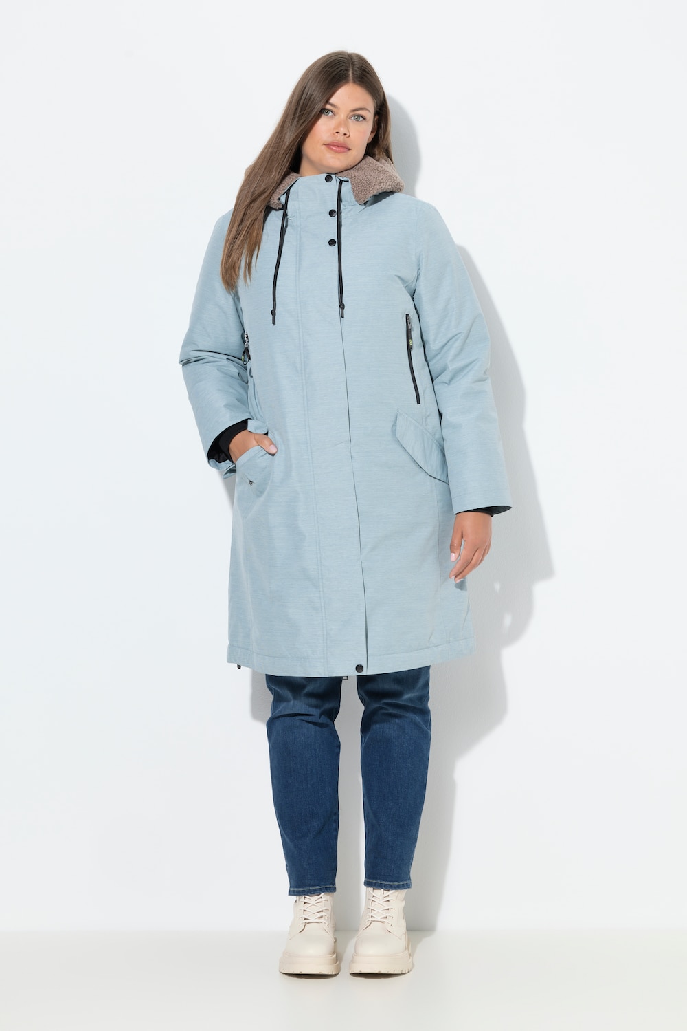 Thumbnail - Große Größen Funktionsjacke, Damen, blau, Größe: 48/50, Polyester, LAURASON