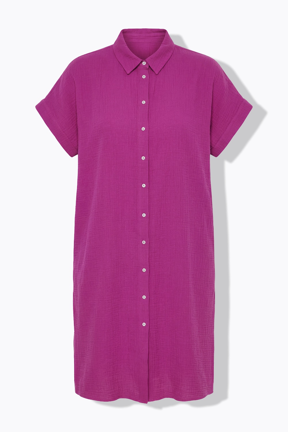 Stora storlekar Lång blus, Dam, rosa, storlek: 46/48, Bomull, Studio Untold