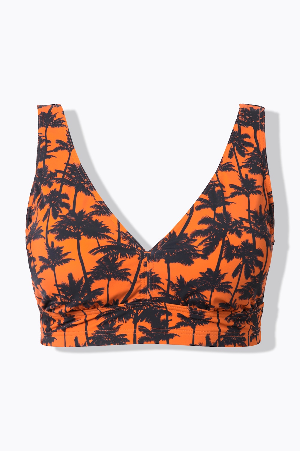 Stora storlekar Bikiniöverdel, Dam, orange, storlek: 46, Polyester/Syntetfibrer/Elastan, Studio Untold