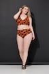 Bikini-Top, Softcups, Palmenprint, Shaping