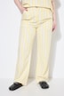 Striped Linen Look Comfort Waist Pants