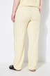 Striped Linen Look Comfort Waist Pants