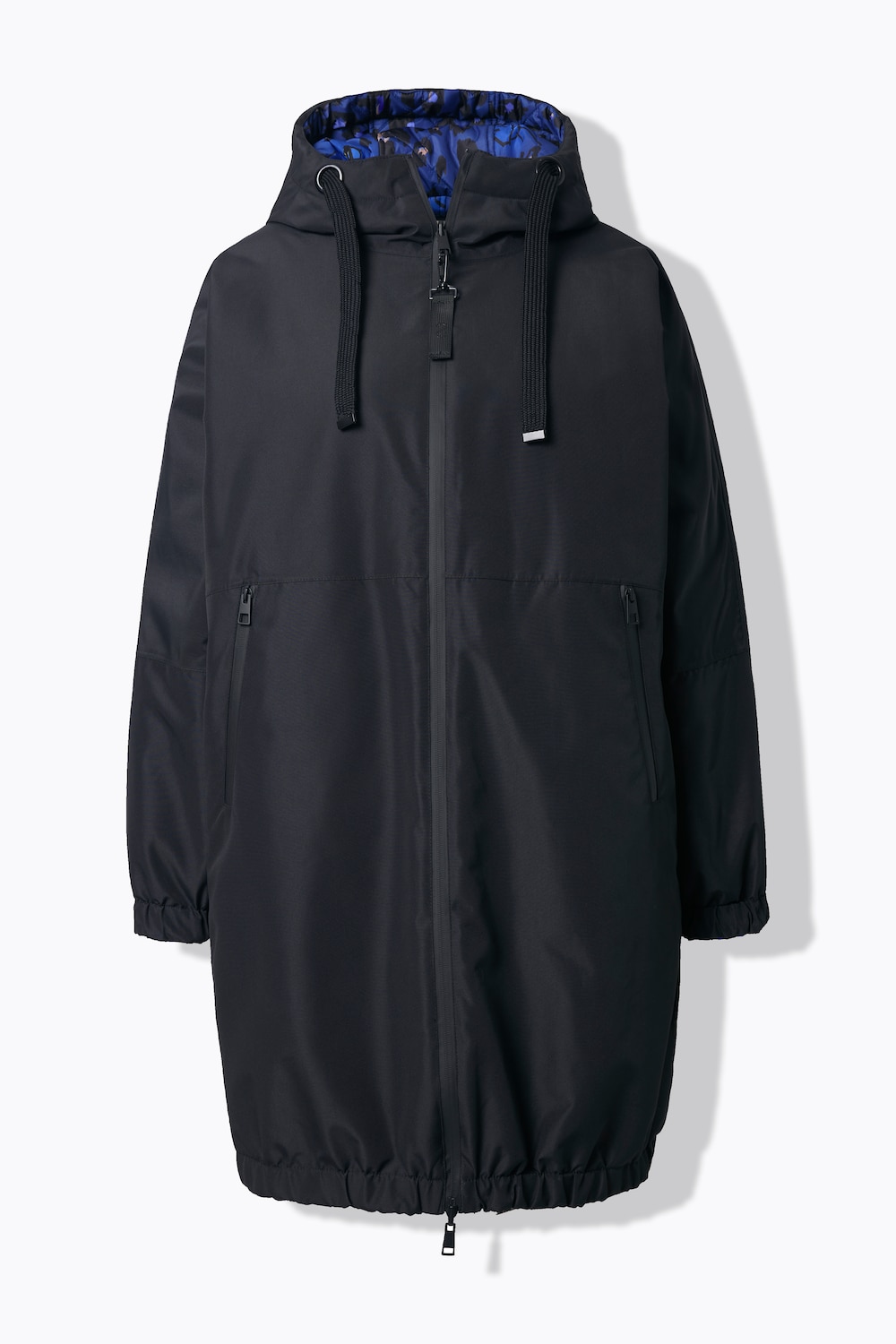Stora storlekar Vändbar funktionsjacka, Dam, svart, storlek: 48/50, Polyester, LAURASON