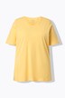 T-shirt, 2-pack, strepen/uni, V-hals, halve mouw