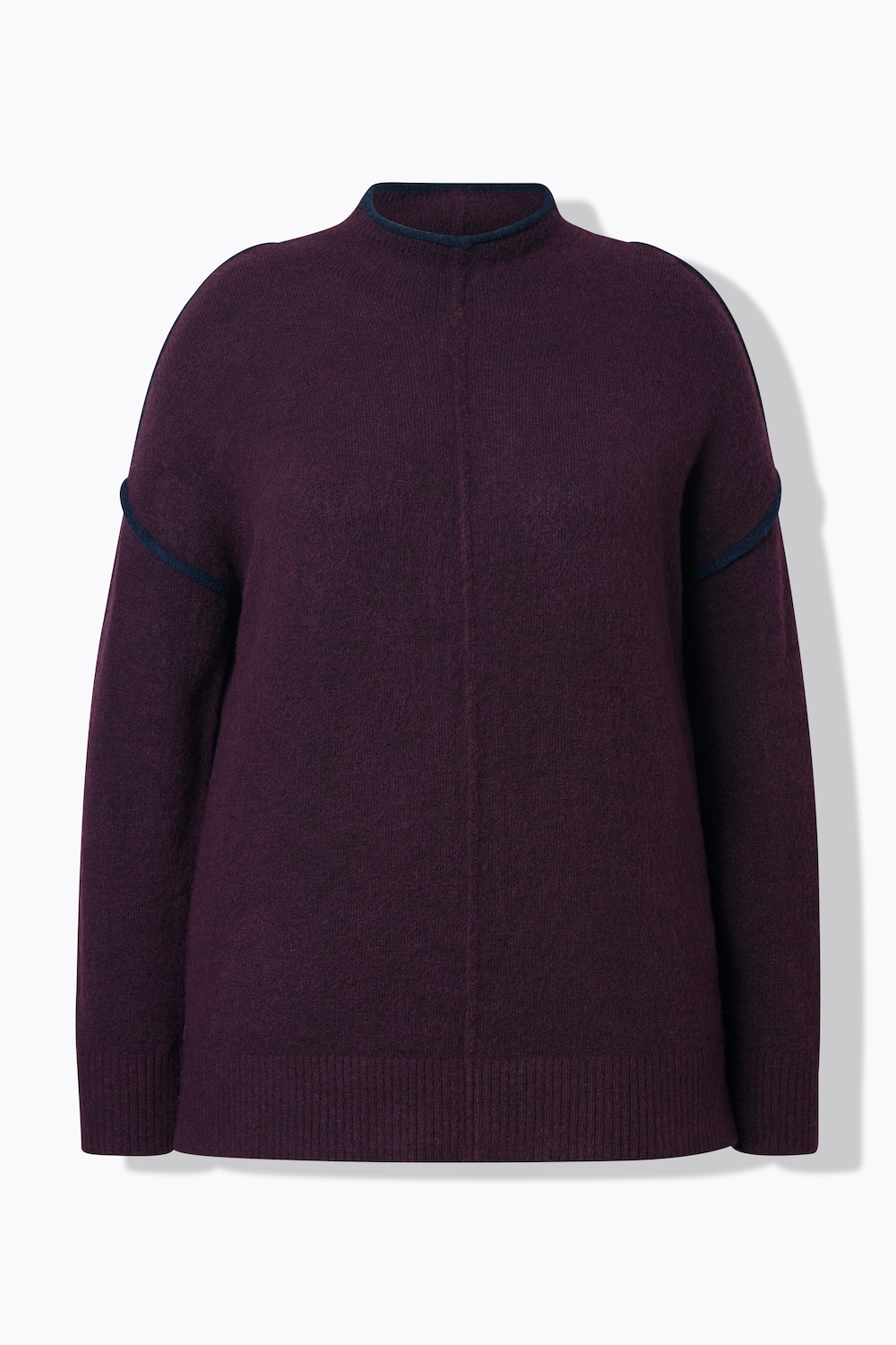 Stora storlekar Tröja, Dam, röd, storlek: 42/44, Syntetfibrer/Polyester, Ulla Popken