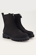 Boots, Nubukleder, Reißverschluss, Weite H