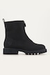 Boots, Nubukleder, Reißverschluss, Weite H
