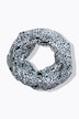 Sciarpa ad anello con design leopardato
