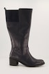 Botas de cuero, caña XL, plantilla intercambiable, ancho H